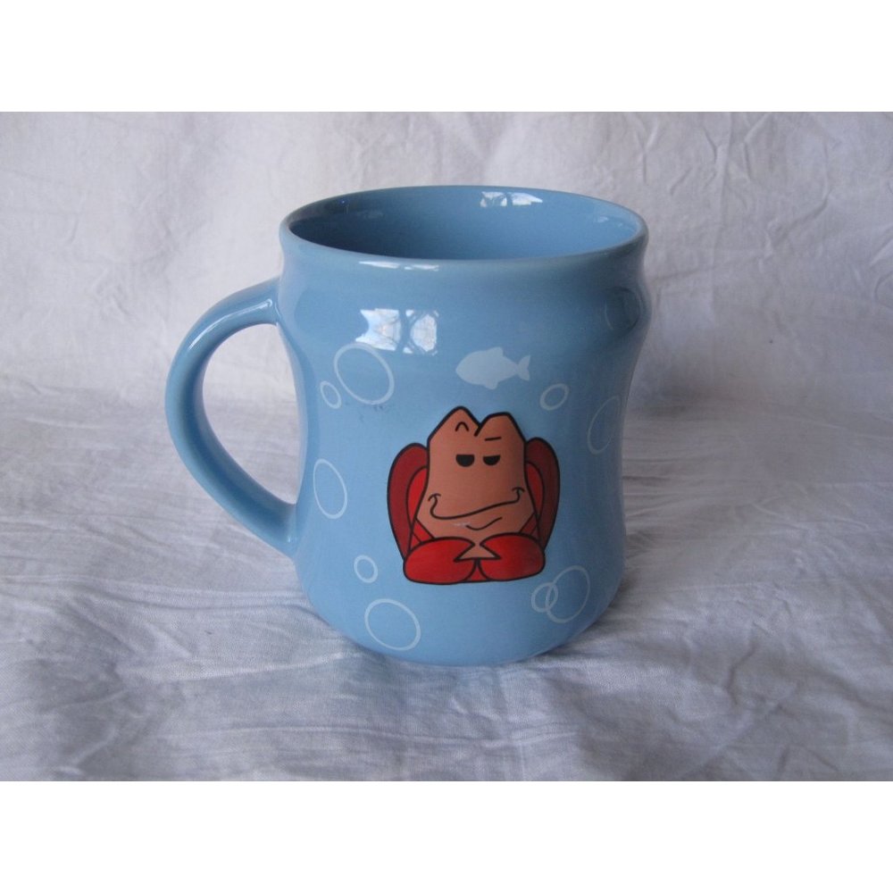 CUTE Disney Sebastian Crab Silly Side Walker‎ Little Mermaid Coffee Mug Tea Cup!
